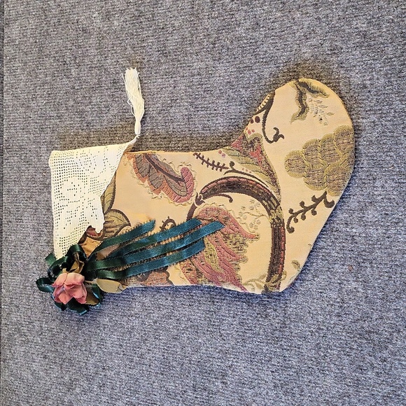 Vintage Christmas Tree Holiday Stocking - Picture 1 of 5